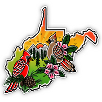 West Virginia Cardinals Sticker