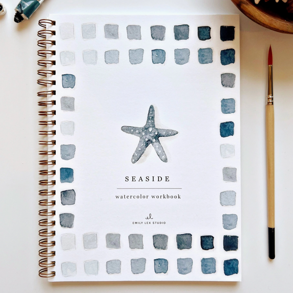 Seaside Watercolor Workbook