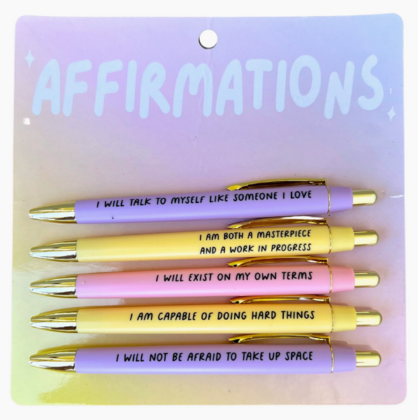 Affirmations Pen Set