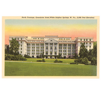 Vintage Style Postcard - Greenbrier Hotel