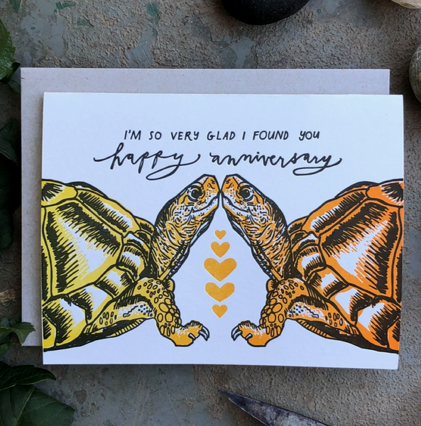 Turtles Anniversary Card