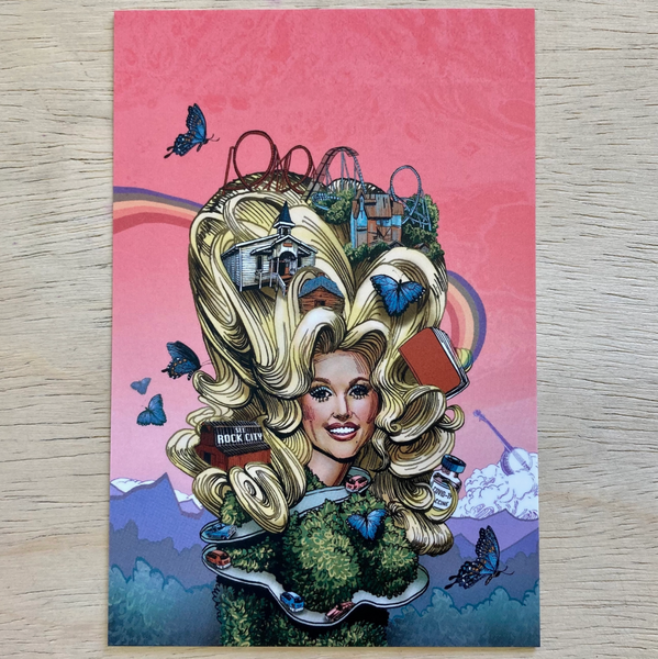 Dolly Parton Postcard