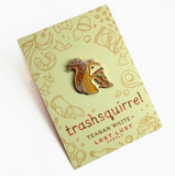 Pizza Squirrel Enamel Pin