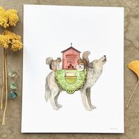 Woodland Home: Lupa's Mail Print