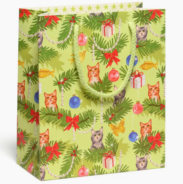 Christmas Cats Gift Bag