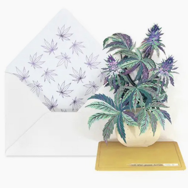 Pop-Up Card - Herb Bouquet