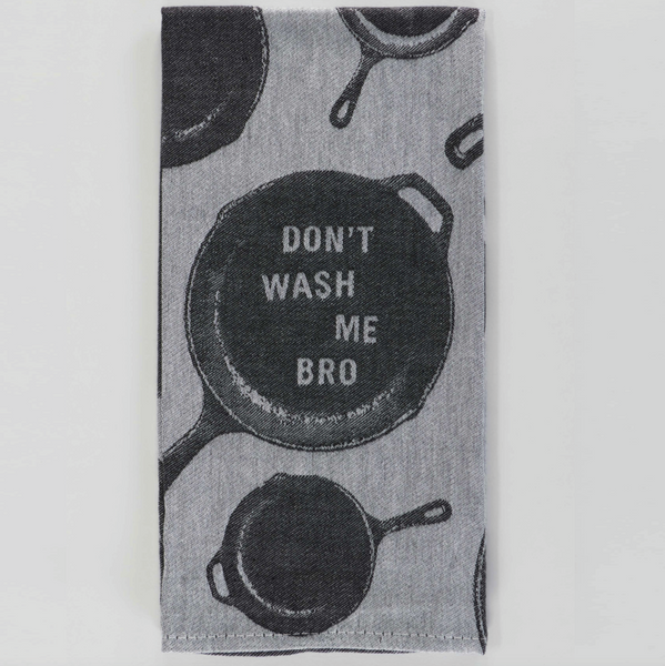 Woven Dish Towel - Don't Wash Me Bro