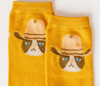 Cat Meowdy Partner Socks