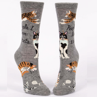 Blue Q Women's Crew Socks - People I Love: Cats