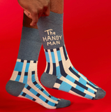 Blue Q Men's Crew Socks - The Handyman