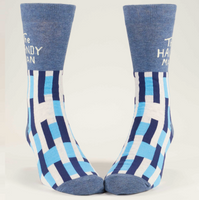 Blue Q Men's Crew Socks - The Handyman