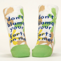 Blue Q Baby Socks - Little Burrito / Blame Your Farts