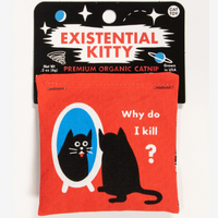 Blue Q Catnip Cat Toy - Existential Kitty