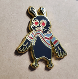 Mothman Eating Sweater Enamel Pin