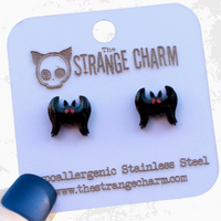 Mothman Stud Earrings