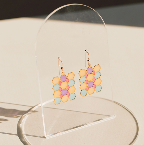 Translucent Tile Earrings