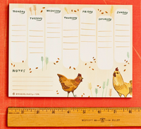 Farmhouse Weekly Planner Notepad