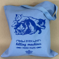 Kitties Killing Machines Tote Bag