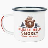 Please Help Smokey Enamelware Mug