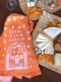 Woven Dish Towel - Fuck I Love Cheese