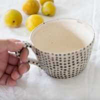 Stoneware Mug - Polka Dots