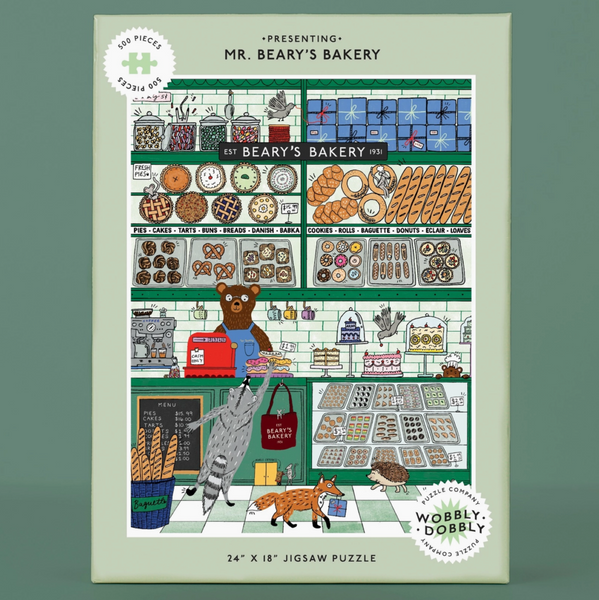 Wobbly Dobbly Puzzle - Mr Beary's Bakery