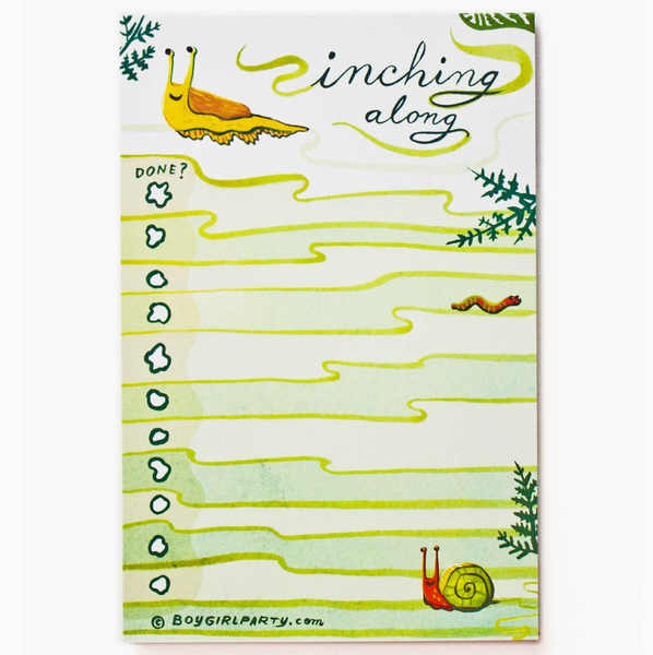 Snail And Slug To Do List Notepad