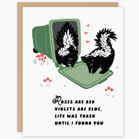 Skunks Love Card