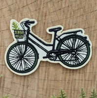 Bike With Ferns Patch