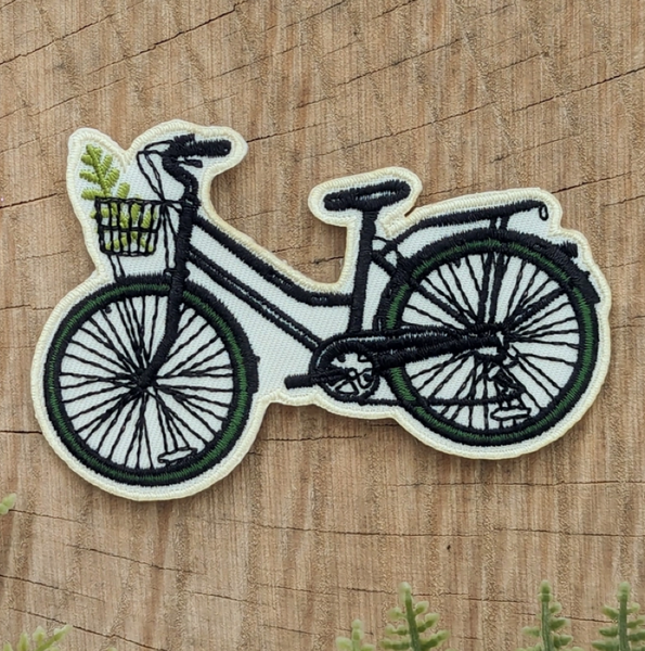 Bike With Ferns Patch