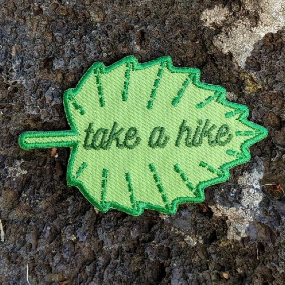 Leaf Take A Hike Patch