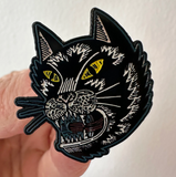 Feisty Feral Cat Enamel Pin