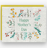 Wildflower Seed Paper Card - Happy Mother's Day