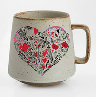 Stoneware Mug - Heart Explosion