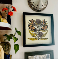 Monarch + Milkweed Fine Art Print