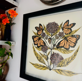 Monarch + Milkweed Fine Art Print