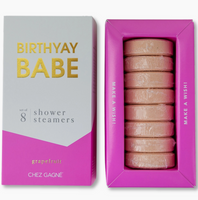 Set Of 8 Shower Steamers - Birthyay Babe