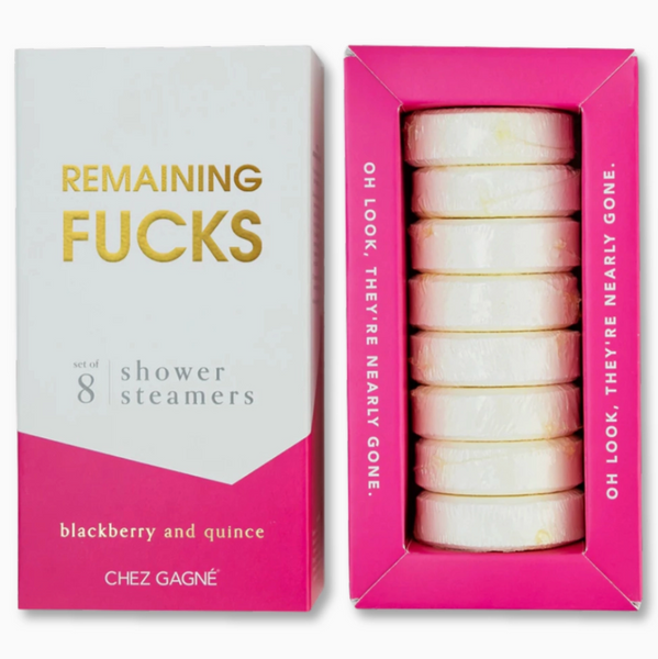 Set Of 8 Shower Steamers - Remaining Fucks