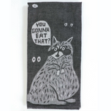 Woven Dish Towel - Raccoon You Gonna Eat That?