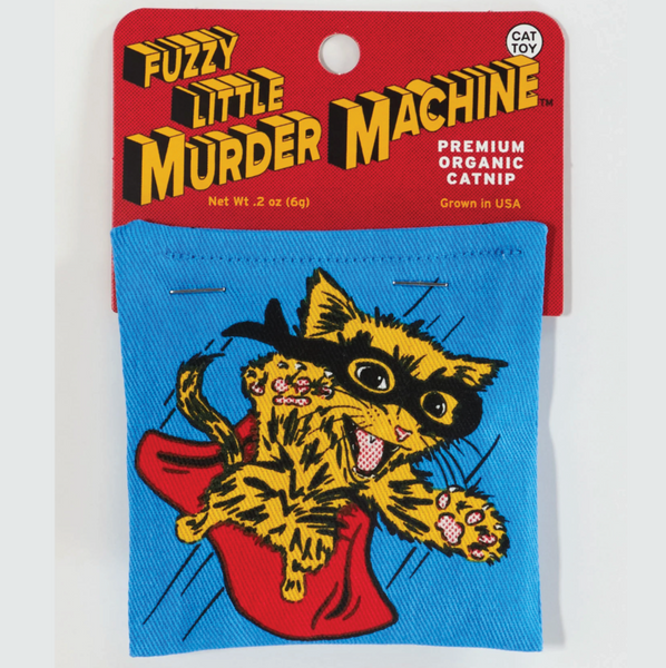 Blue Q Catnip Cat Toy - Fuzzy Murder Machine