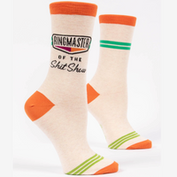 Blue Q Women's Crew Socks - Ringmaster Of The Shit Show