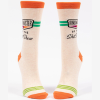 Blue Q Women's Crew Socks - Ringmaster Of The Shit Show