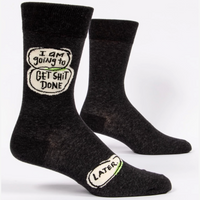 Blue Q Men's Crew Socks - Get Shit Done