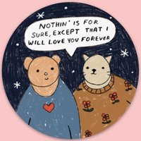 Love You Forever Sticker