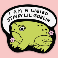 Weird Stinky Goblin Sticker