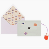 Pop-Up Card - Laptop Cat Birthday