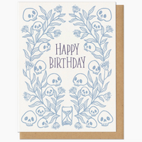 Skulls Birthday Card