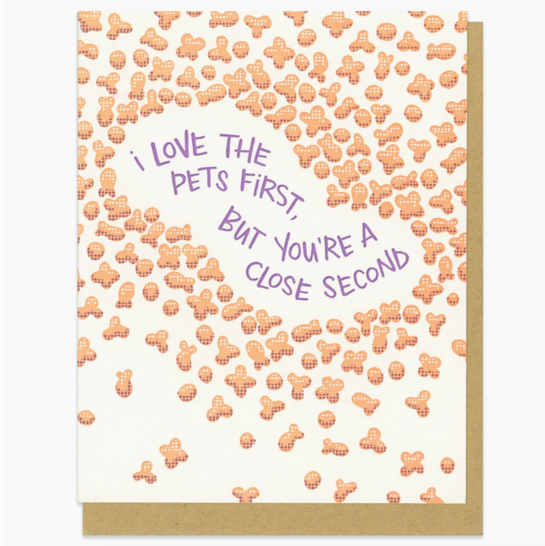 I Love The Pets First Card