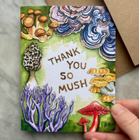 Rosalie Haizlett Note Card Art Print - Thank You So Mush