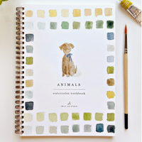 Animals Watercolor Workbook